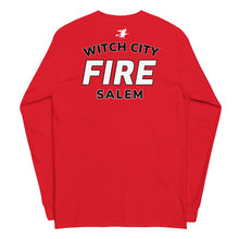 Load image into Gallery viewer, Adult Red Support Our Troops Long Sleeve Shirt