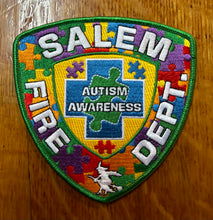 Load image into Gallery viewer, Salem Fire Autism Awareness Patch
