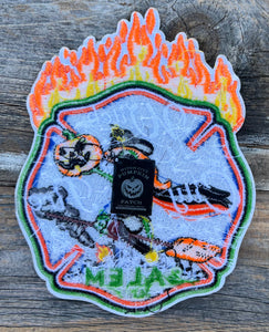 Salem Fire Halloween Bewitched Patch