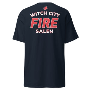 Adult Blue Salem Fire Shirt