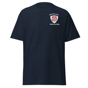 Adult Blue Salem Fire Shirt