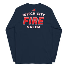 Load image into Gallery viewer, Adult Blue Salem Fire Long Sleeve Shirt
