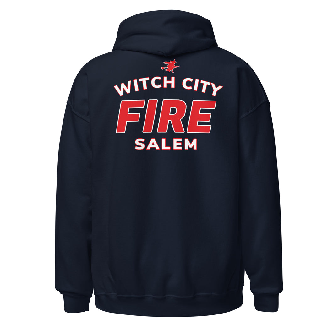 Adult Blue Salem Fire Hoodie